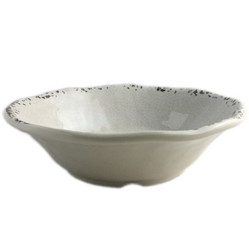 Melamine Salad Bowl with Crack Effect